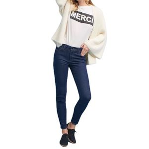 PILCRO AND THE LETTERPRESS Blue Mid Rise Skinny Jeans 27